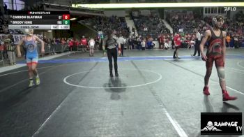 100 lbs Cons. Semi - Brody King, Parsons vs Carson Slayman, OZ Trojan