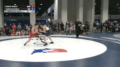 65 kg Champ. Rd Of 16 - Landon Herdic, Metro West United Wrestling Club vs Austin Schield, Inland Northwest Wrestling Training Center