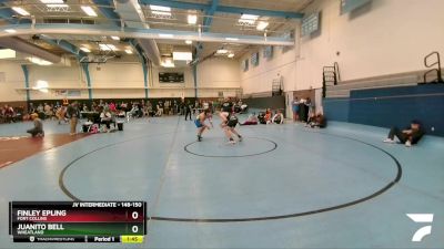 148-150 lbs Round 4 - Juanito Bell, Wheatland vs Finley Epling, Fort Collins