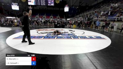 94 lbs Rnd Of 64 - Dominick Mariotti, MN vs Kellen Schoeff, IN