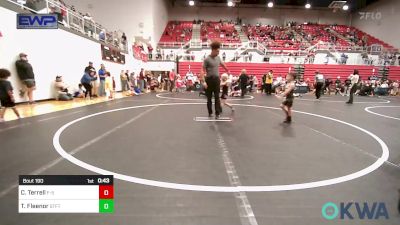 43 lbs Semifinal - Cole Terrell, F-5 Grappling vs Tyler Fleenor, Standfast