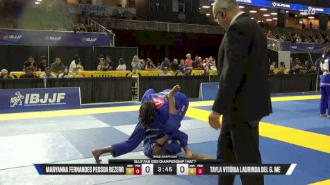 Tayla Vitória Laurinda Del G. Me vs Maryanna Fernandes Pessoa Bezerr 2026 Pan Kids Jiu-Jitsu IBJJF Championship