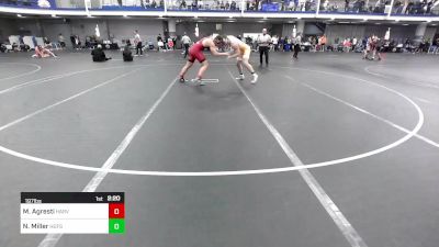 197 lbs Round Of 64 - Max Agresti, Harvard vs Nik Miller, Hofstra