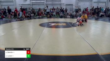 45-B lbs Round Of 16 - Jayden Dennis, PA vs Jay Lucas, MI