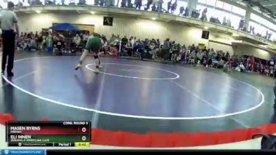 98 lbs Cons. Round 3 - Masen Byrns, Indiana vs Eli Ihnen, Zionsville Wrestling Club