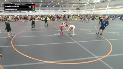 100 lbs Cons. Round 3 - Dominic Gorder, Unattached vs Gavin Lamers, .