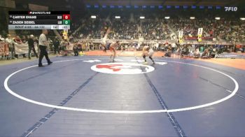 4A-132 lbs Cons. Round 1 - Zaden Seibel, Laramie vs Carter Evans, Natrona County