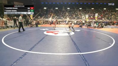 4A-132 lbs Cons. Round 1 - Zaden Seibel, Laramie vs Carter Evans, Natrona County