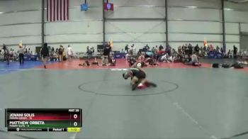 96 lbs Round 2 (6 Team) - Jovani Solis, Minion Green vs Matthew Orbeta, Poway Elite