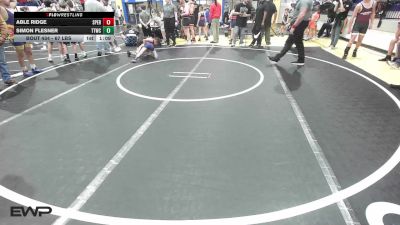 67 lbs Rr Rnd 3 - Able Ridge, Sperry Wrestling Club vs Simon Flesner, Team Tulsa Wrestling Club