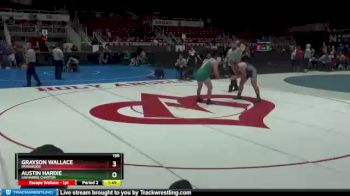 195 lbs Cons. Round 4 - Austin Hardie, Uwharrie Charter vs Grayson Wallace, Parkwood