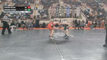 135_B lbs Semifinal - Holden Deller, Red Lion vs Braiden Harris, Elco