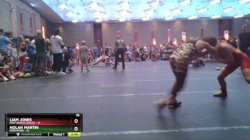 92 lbs Semis & 1st Wrestleback (8 Team) - Liam Jones, East Kansas Eagles vs Nolan Martin, Operators