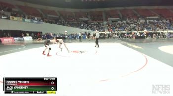 3A-132 lbs Champ. Round 1 - Jack Vandehey, Banks vs Cooper Yensen, McLoughlin