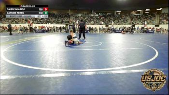 80 lbs Quarterfinal - Caleb Talarico, Texas Elite Wrestling vs Cannon Kerbo, Team Worx Wrestling Club