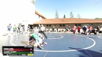132 lbs Cons. Round 4 - Aiden Caro, Rancho Bernardo vs Barret Talbot, Patrick Henry
