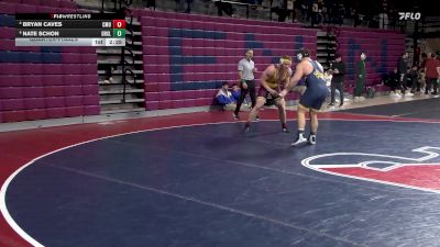 285 lbs Quarterfinal - Bryan Caves, Central Michigan vs Nate Schon, Drexel