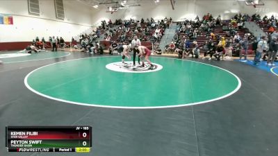 165 lbs Cons. Round 1 - Peyton Swift, Thunder Basin vs Kemen Filibi, Star Valley