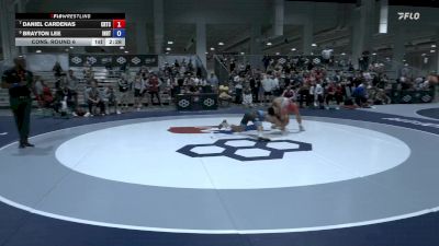 70 lbs Cons. Round 6 - Daniel Cardenas, California Regional Training Center (CA RTC) vs Brayton Lee, Indiana RTC