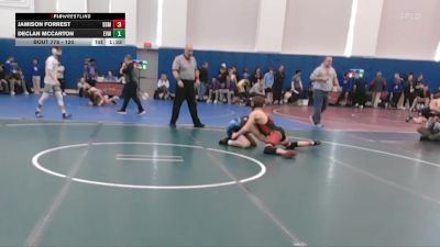 120 lbs Champ. Round 2 - Jamison Forrest, Bishop McCort vs Declan McCarton, Eastern View