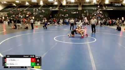 125 lbs 1st Place Match - Isaiah Rubio, Western Wyoming College vs Bridger Ricks, Western Wyoming College