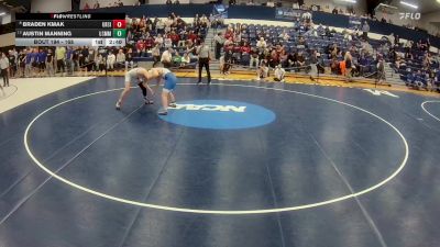 165 lbs Cons. Round 2 - Braden Kmak, Ursinus vs Austin Manning, Merchant Marine