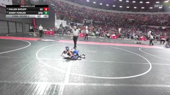 57 lbs Cons. Round 2 - Cullen Sutliff, Boyceville vs Avery Fowler, Mineral Point Wrestling Club