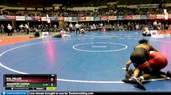 141 lbs Finals (2 Team) - Kal Miller, University Of Maryland vs Shannon Hanna, Campbell University