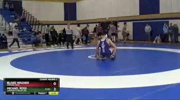 174 lbs Champ. Round 2 - Michael Ross, Johnson & Wales (RI) vs Blaise Wagner, Stevens Tech