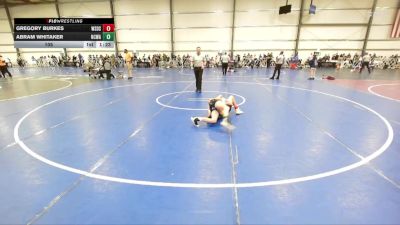 105 lbs Round 5 (4pm Saturday) - Abram Whitaker, NCWAY National Team vs Gregory Burkes, Westshore D.S.
