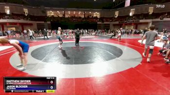 144 lbs Cons. Round 2 - Matthew Snyder, El Reno F/G Wrestling Club vs Jason Blocker, Oklahoma