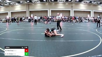 109 lbs Quarterfinal - Marlina Martinez, Salem Elite vs Hannah Naccarati-Cholo, Bear WC