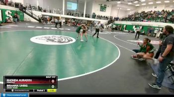 110-115 lbs Quarterfinal - Brianna Uhrig, Green River vs Rhonda Auradou, Pinedale