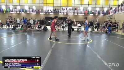 126 lbs Cons. Semi - Luis Avalos-Ceballos, Powerhouse Wrestling Club vs Judah Gurwell, Moen Wrestling Academy