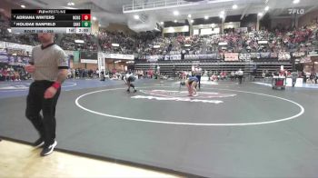 235 lbs Champ. Round 1 - Holidae Banfield, Sabetha Hs vs Adriana Winters, Norton Community HS