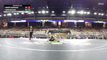 120 lbs Champ. Round 3 - Kevin Mclean, Flagler Palm Coast vs Benito Barnhart, St. John Neumann