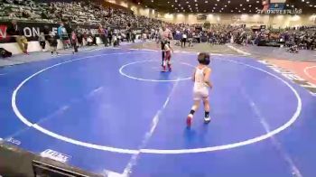 52 lbs Semifinal - Parker French, Bear Cave vs JD Alguire, LA FAMILIA NEW MEXICO