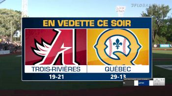 Quebec Capitales vs. Trois-Rivieres Aigles - 2022 Trois-Rivieres Aigles vs Quebec Capitales