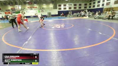 149 lbs Semifinal - Scott Robertson, Nebraska vs Cole Ferguson, Grand View (Iowa)