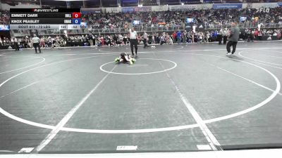 72 lbs Round Of 16 - Emmett Darr, Bulls WC vs Knox Peasley, Omak Wrecking Crew
