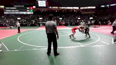 249 lbs Semifinal - Colt Gamble, WEWA vs Derek Wallace, MDA3