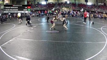 82 lbs Champ. Round 1 - Olive Velasquez, Grand Island Legacy Girls Wrestling Club vs Violet Whitlock, Crawford Jr. Wrestling