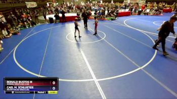 71 lbs 1st Place Match - Ronald Bustos Iii, Madera Wrestling Club vs Cael M. Schlueter, Rough House Wrestling