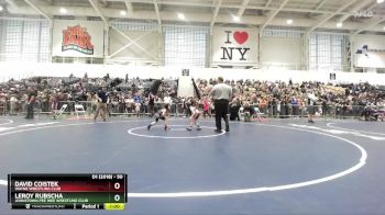 50 lbs 3rd Place Match - David Coistek, Wayne Wrestling Club vs Leroy Rubscha, Johnstown Pee Wee Wrestling Club