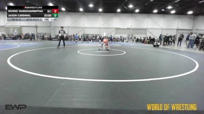 56 lbs Semifinal - Rivers Tahdooahnippah, OK Elite 12U 1 vs Jaxon Cardinal, SOTA Boys 12U