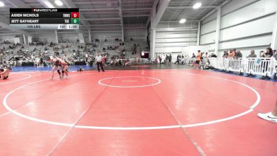 145 lbs Rr Rnd 1 - Aiden Nichols, TNWC Blue vs Jett Gayheart, The Fort Hammers Maroon