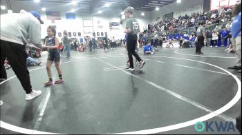 54 lbs Rr Rnd 2 - Rylee Reece, Bridge Creek Youth Wrestling vs Jo Thigpen, Choctaw Ironman
