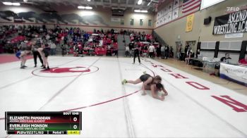 110-116 lbs Round 1 - Elizabeth Pamanian, Ascend Wrestling Academy vs Everleigh Monson, Mat Demon Wrestling Club