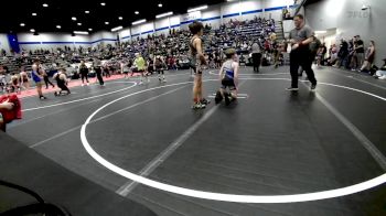 80 lbs Consi Of 4 - Brennen Gurrea, OKC Saints Wrestling vs Asher Bingham, Harrah Little League Wrestling