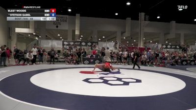 68 lbs Champ. Round 2 - Blest Woods, Big Game Wrestling Club vs Stetson Gabel, Bear Cave Wrestling Club